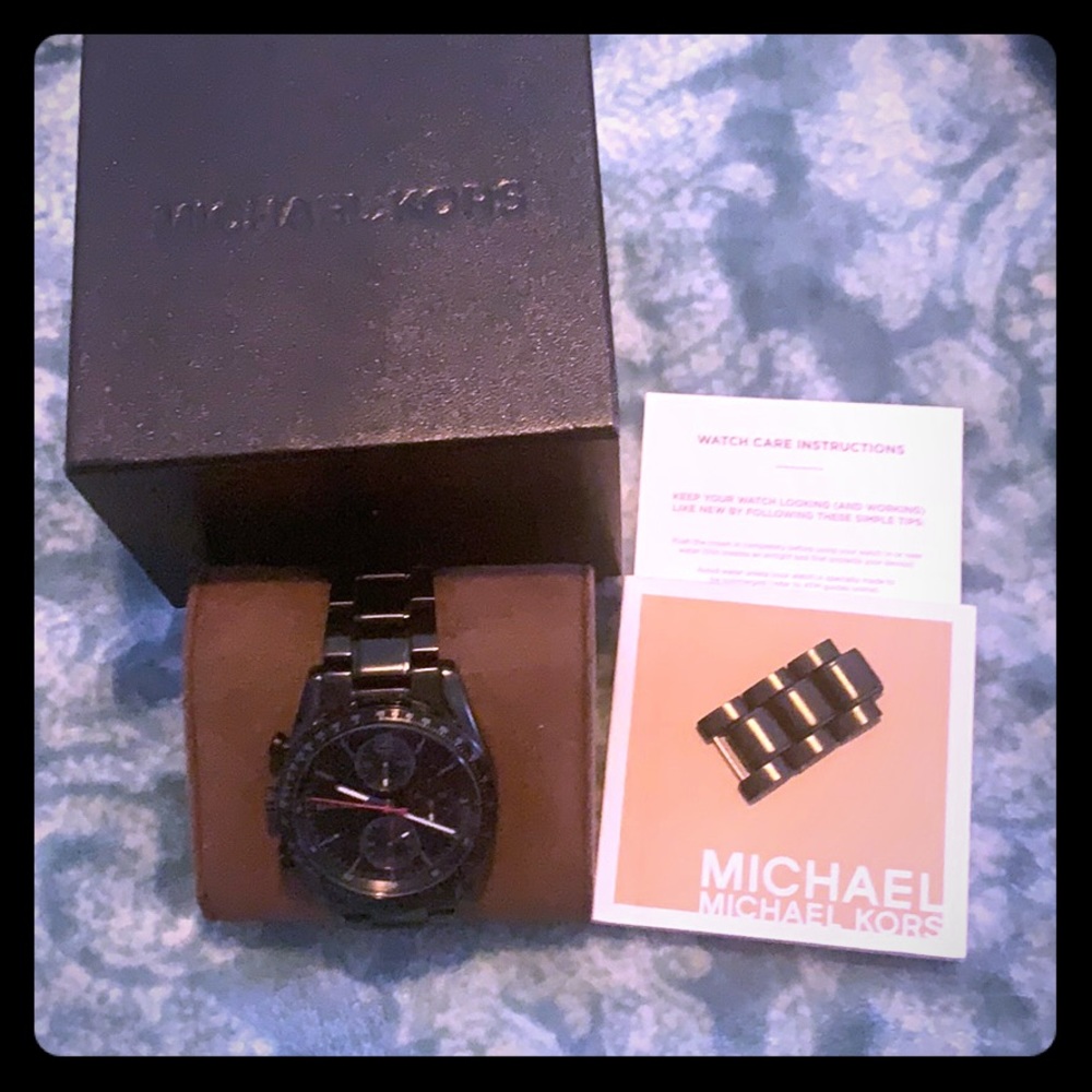 Black Michael Kors watch